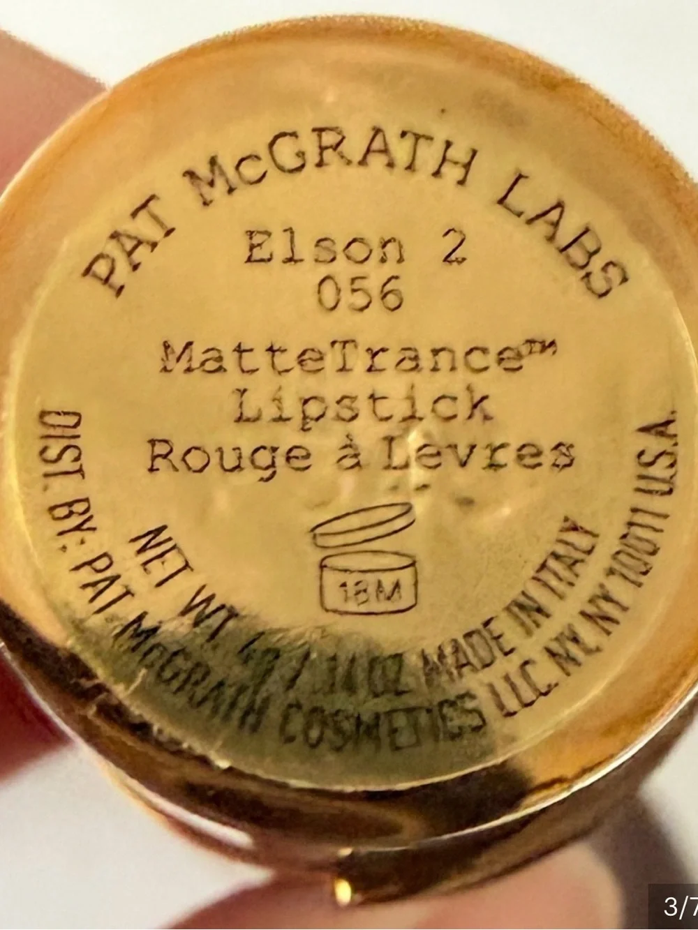 Pat McGrath MatteTrance Lipstick Elson 2 - Gold & Red